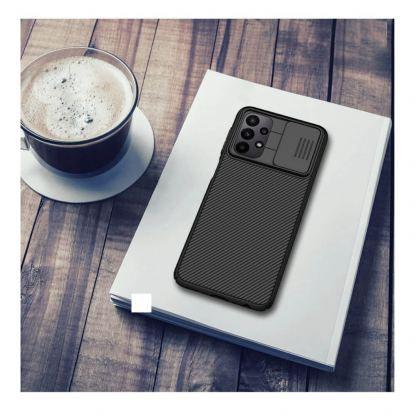 Поликарбонатов кейс за Samsung Galaxy A23 4G - Nillkin CamShield Case (черен) 6
