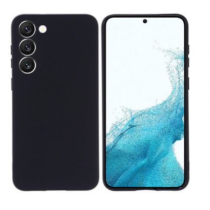 Тънък силиконов (TPU) калъф за Samsung Galaxy A24 - 4smarts Cupertino Silicone Case (черен) 3
