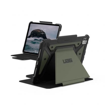Удароустойчив хибриден кейс от най-висок клас за iPad Pro 11 (2024) - Urban Armor Gear Metropolis SE Case (зелен) 13