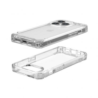 Удароустойчив хибриден кейс за iPhone 15 Pro - Urban Armor Gear Plyo Case (прозрачен) 2