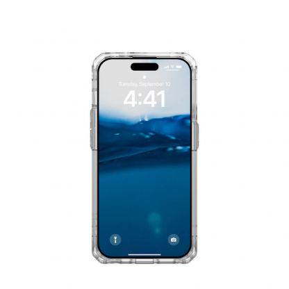 Удароустойчив хибриден кейс за iPhone 15 Pro - Urban Armor Gear Plyo Case (прозрачен) 8
