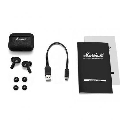 Аудиофилски безжични слушалки със зареждащ кейс - Marshall Motif II A.N.C. TWS True Wireless Earphones (черен) 13