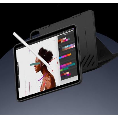 Полиуретанов калъф с отделящ се кейс и поставка за iPad Pro 11 (2024) - ESR Shift Magnetic Hybrid Case 360 (черен) 5