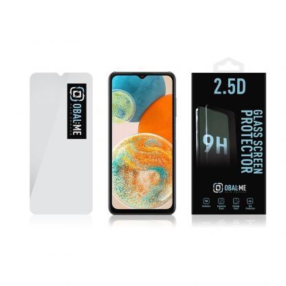 Калено стъклено защитно покритие за дисплея на Samsung Galaxy A23 5G - OBALME Tempered Glass Screen Protector 2.5D (прозрачен) 3