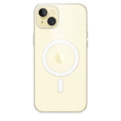 Оригинален кейс iPhone 15 Plus с MagSafe (прозрачен)  - Apple iPhone Clear Case with MagSafe 3