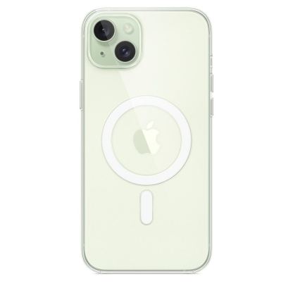 Оригинален кейс iPhone 15 Plus с MagSafe (прозрачен)  - Apple iPhone Clear Case with MagSafe 4