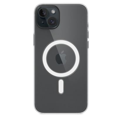 Оригинален кейс iPhone 15 Plus с MagSafe (прозрачен)  - Apple iPhone Clear Case with MagSafe 5