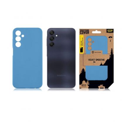 Силиконов калъф за Samsung Galaxy A25 5G - Tactical Velvet Smoothie Cover (син) 4