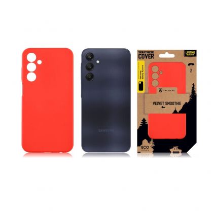 Силиконов калъф за Samsung Galaxy A25 5G - Tactical Velvet Smoothie Cover (червен) 4