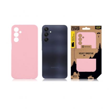 Силиконов калъф за Samsung Galaxy A25 5G - Tactical Velvet Smoothie Cover (розов) 4