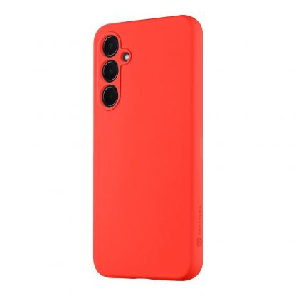 Силиконов калъф за Samsung Galaxy A55 5G - Tactical Velvet Smoothie Cover (червен) 3