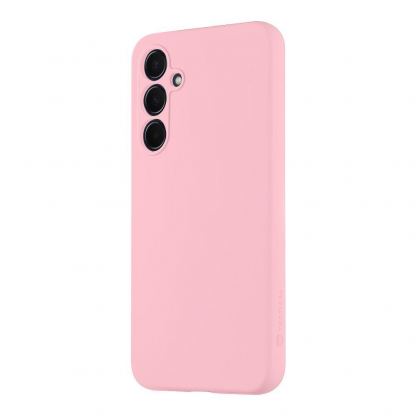 Силиконов калъф за Samsung Galaxy A55 5G - Tactical Velvet Smoothie Cover (розов) 3