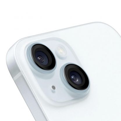 Предпазни стъклени лещи за камерата на iPhone 15, iPhone 15 Plus - OBALME Tempered Glass Camera Lens Protector (син) 2
