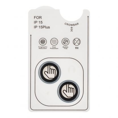 Предпазни стъклени лещи за камерата на iPhone 15, iPhone 15 Plus - OBALME Tempered Glass Camera Lens Protector (син) 3
