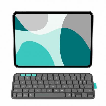 Безжична клавиатура, кейс и поставка за iPad Pro 11 (2025), iPad Pro 11 (2024), iPad Air 11 (2025), iPad Air 11 (2024), iPad Air 5 - Logitech Flip Folio Keyboard Case US (тъмносив) 2