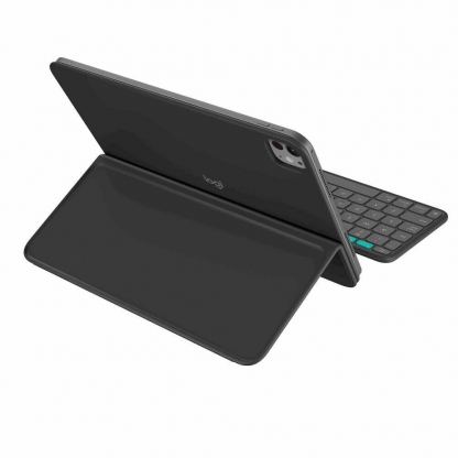 Безжична клавиатура, кейс и поставка за iPad Pro 13 (2025), iPad Pro 13 (2024), iPad Air 13 (2025), iPad Air 13 (2024) - Logitech Flip Folio Keyboard Case US (тъмносив) 3
