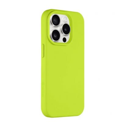 Силиконов калъф с MagSafe за iPhone 15 Pro - Tactical MagForce Velvet Smoothie Cover (зелен) 2