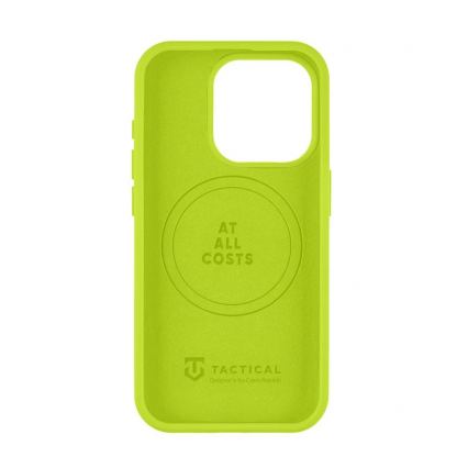 Силиконов калъф с MagSafe за iPhone 15 Pro - Tactical MagForce Velvet Smoothie Cover (зелен) 3
