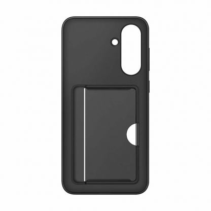 Оригинален силиконов кейс с джоб за кредитна карта за Samsung Galaxy A56 5G (черен)  - Samsung Card Slot Cover EF-OA566TBE 4