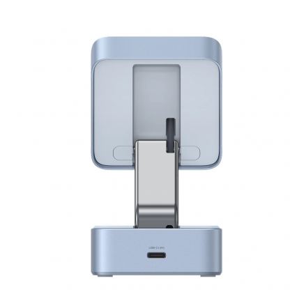 Двойна поставка (пад) за безжично зареждане за iPhone с Magsafe и AirPods - Ugreen Qi2 MagFlow 2-in-1 Inductive Charger 25W (син) 7