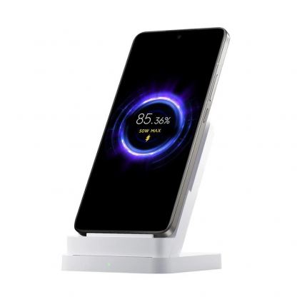 Поставка (пад) за безжично зареждане на Qi съвместими устройства - Xiaomi Mi 50W Wireless Charging Stand Pro (бял) 2