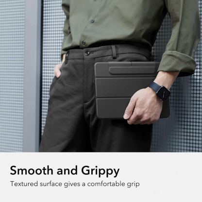 Магнитен полиуретанов калъф с поставка за iPad Pro 11 (2024), iPad Pro 11 (2025) - ESR Rebound Magnetic Case (сив) 4