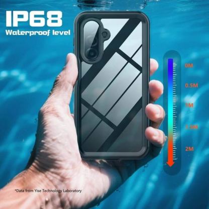Ударо и водоустойчив кейс за Samsung Galaxy A17 5G, Galaxy A17 4G - ShellBox IP68 Waterproof Case (черен)  4