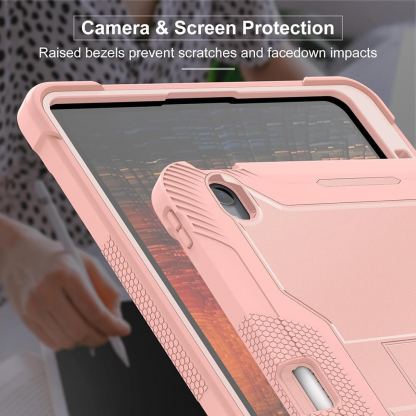 Удароустойчив хибриден кейс за iPad Air 13 (2026), iPad Air 13 (2025), iPad Air 13 (2024) - Techsuit Rugged TabShell (черен) 5