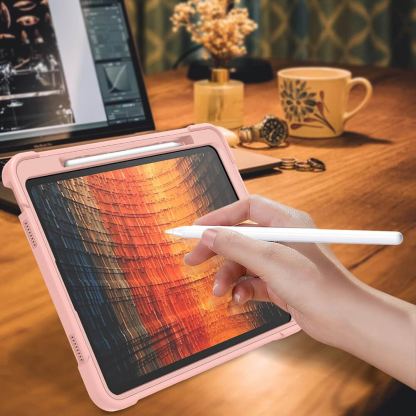Удароустойчив хибриден кейс за iPad Air 13 (2026), iPad Air 13 (2025), iPad Air 13 (2024) - Techsuit Rugged TabShell (черен) 6
