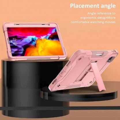 Удароустойчив хибриден кейс и защитно покритие за iPad Pro 11 (2024), iPad Pro 11 (2025) - Techsuit Rugged TabShell and Screen protector (черен) 4