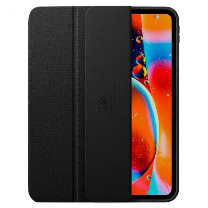 Текстилен кейс и поставка за iPad 11 (2025), iPad 10.9 (2022) - Spigen Urban Fit Case (черен) 7