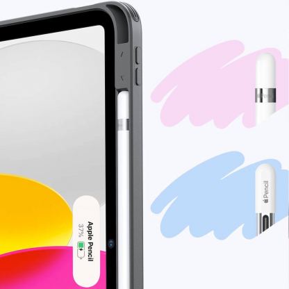 Удароустойчив хибриден кейс за iPad 10 (2022), iPad 11 (2025) - ESR Flip Hybrid Protective Stand Case (черен) 6