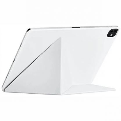 Магнитен полиуретанов кейс с поставка за iPad 11 (2025), iPad 10 (2022) - Pitaka MagEZ Folio 2 Case (бял) 3