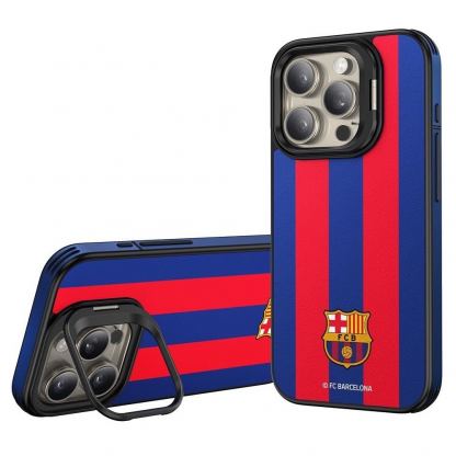 Хибриден удароустойчив кейс с MagSafe за iPhone 15 Pro Max - FC Barcelona Official Magnetic Hybrid Case (червен-син) 2