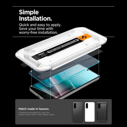 Стъклено защитно покритие за дисплея на Samsung Galaxy A37 5G, Galaxy A36 5G - Spigen Glas.tR EZ Fit Tempered Glass (прозрачен) 5