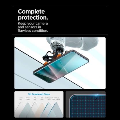 Стъклено защитно покритие за дисплея на Samsung Galaxy A37 5G, Galaxy A36 5G - Spigen Glas.tR EZ Fit Tempered Glass (прозрачен) 6