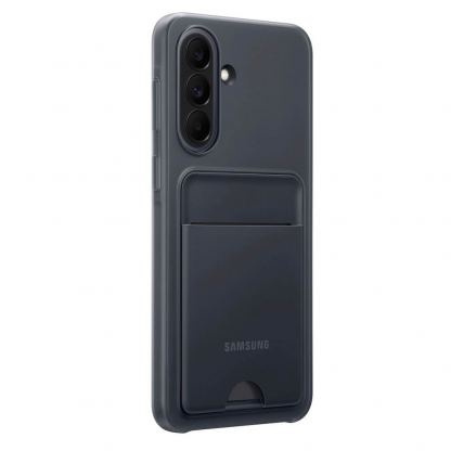 Оригинален силиконов кейс с джоб за кредитна карта за Samsung Galaxy A37 5G - Samsung Card Slot Cover EF-OA376TBEGWW (черен) 4