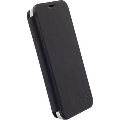 Krusell Kiruna FlipCover - калъф от естествена кожа за Samsung Galaxy S5 SM-G900 (черен) 2