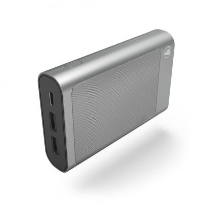 Външна батерия HAMA HD-5, 5000 mAh, USB-C, to go, Сив