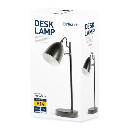 Platinet Desk Lamp 25W E27 -  настолна LED лампа (черен) 2