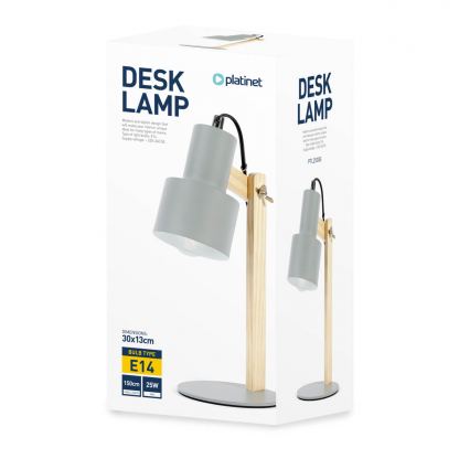 Platinet Desk Lamp 25W E27 - настолна LED лампа (сив) 2