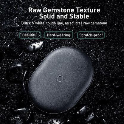 Baseus Cobble Wireless Charger WXYS-01 - поставка (пад) за безжично зареждане с технология за бързо зареждане (15W) за Qi съвместими устройства (черен) 7
