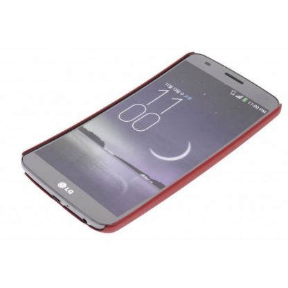 Protective Plastic Case - поликарбонатов кейс за LG G Flex (червен) 3