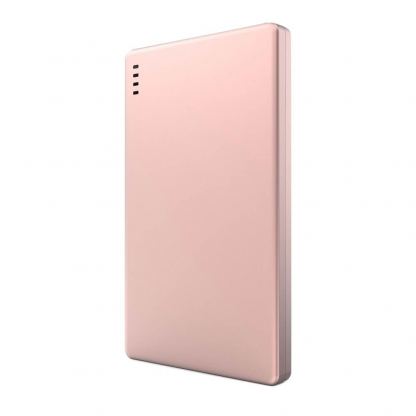 Kit Card Power Bank 2000 mAh - компактна външна батерия за мобилни устройства (розово злато)