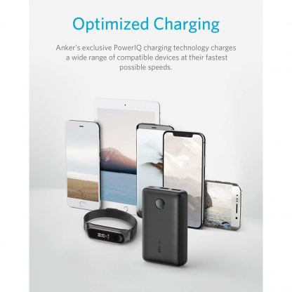 Anker PowerCore Select 10000 mAh с PowerIQ технология - преносима външна батерия с два USB изхода и технология за бързо зареждане (черен) 2