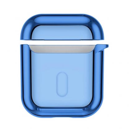 Baseus Shining Hook Silica Gel Case - силиконов калъф за Apple Airpods & Apple Airpods 2 (син) 5