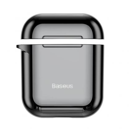 Baseus Shining Hook Silica Gel Case - силиконов калъф за Apple Airpods & Apple Airpods 2 (черен) 5