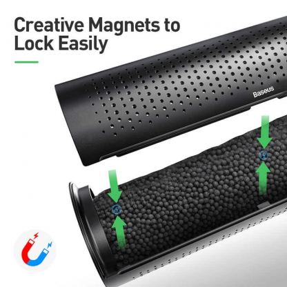 Baseus Original Ecological Car Air Charcoal Purifier - пречиствател на въздуха за кола (черен) 2