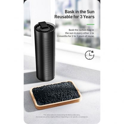 Baseus Original Ecological Car Air Charcoal Purifier - пречиствател на въздуха за кола (черен) 7