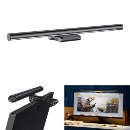 Baseus USB Stepless Dimming Screen Hanging Light - LED лампа за монитор (черен) 5